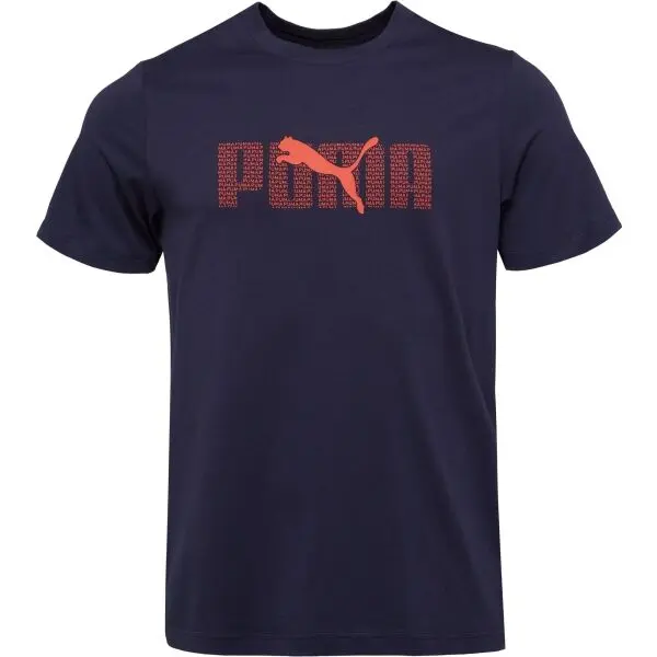 Puma Puma ESSENTIALS LOGO LAB TEE Мъжка тениска, тъмносин, размер