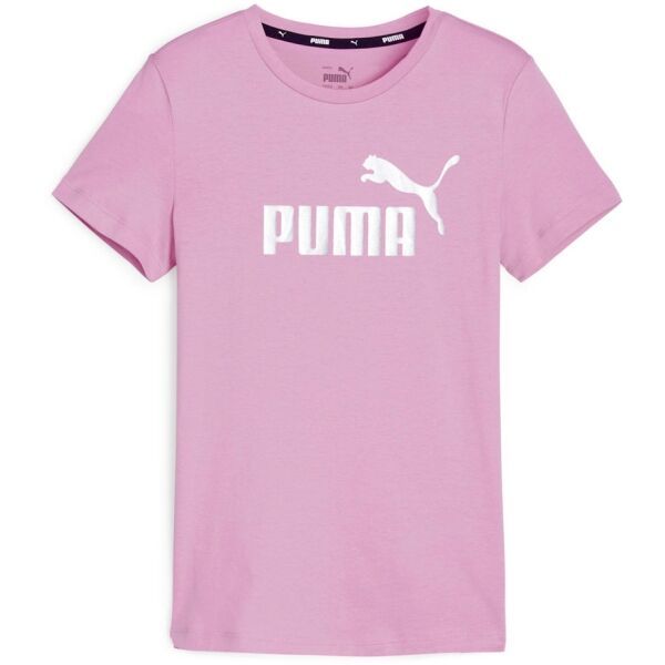Puma Puma ESSENTIALS LOGO TEE G Тениска за момичета, розово, размер