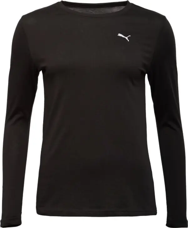 Puma Puma ESSENTIALS LONG SLEEVE TEE Дамска тениска, черно, размер