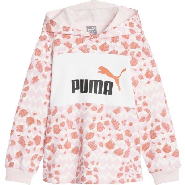 Puma Puma ESSENTIALS MIX MTCH HOODIE TR Суитшърт за момичета, розово, размер