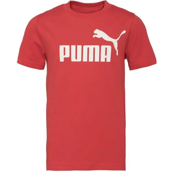 Puma Puma ESSENTIALS N0. 1 LOGO TEE B Тениска за момчета, червено, размер