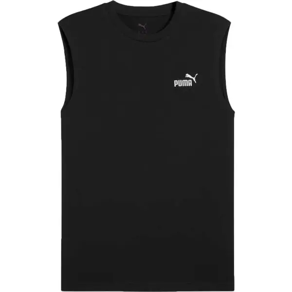 Puma Puma ESSENTIALS NO 1 LOGO SLEVEIESS TEE Мъжки потник, черно, размер