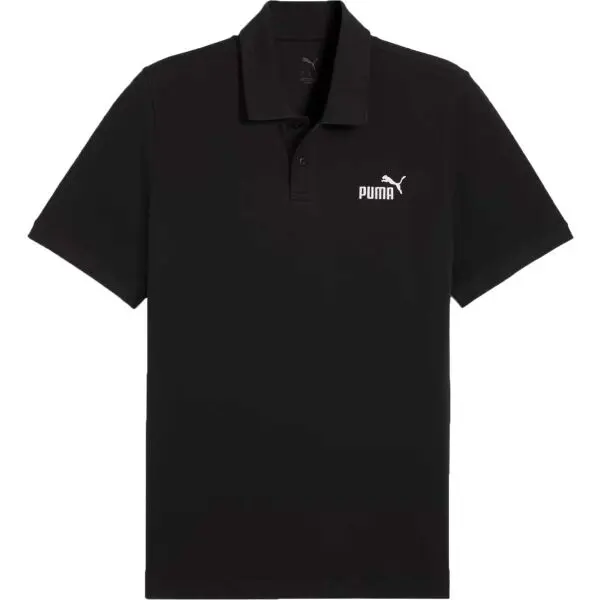 Puma Puma ESSENTIALS NO 1.LOGO PIQUE POLO Мъжка тениска с якичка, черно, размер