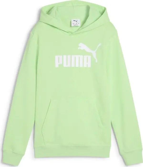 Puma Puma ESSENTIALS NO. 1 LOGO HOODIE TR B Детски суитшърт, светло-зелено, размер