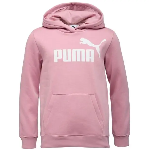 Puma Puma ESSENTIALS NO.1 LOGO HOODIE FL G Момичешки суитшърт, розово, размер