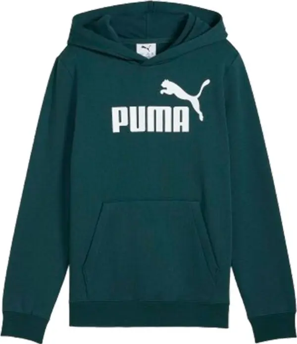 Puma Puma ESSENTIALS NO.1 LOGO HOODIE FL G Момичешки суитшърт, тъмнозелено, размер