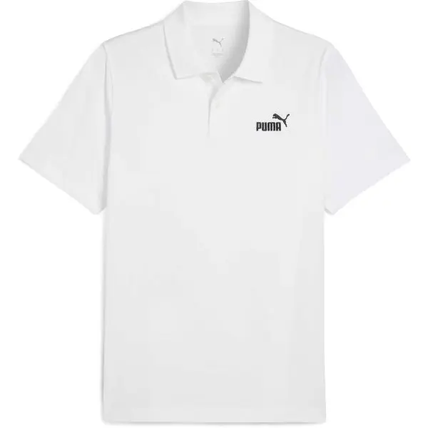 Puma Puma ESSENTIALS NO.1 LOGO JERSEY POLO Мъжка поло тениска, бяло, размер