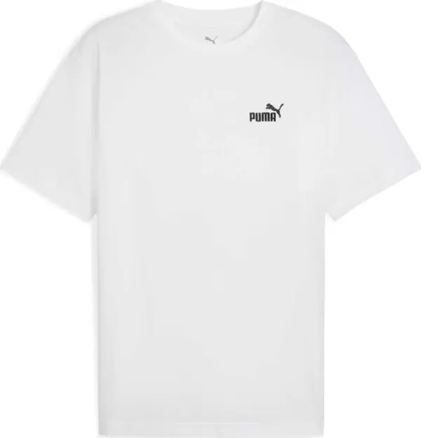 Puma Puma ESSENTIALS RELAXED SMALL NO 1 LOGO TEE Мъжка тениска, бяло, размер