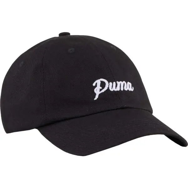 Puma Puma ESSENTIALS SCRIPT DAD CAP Шапка с козирка, черно, размер