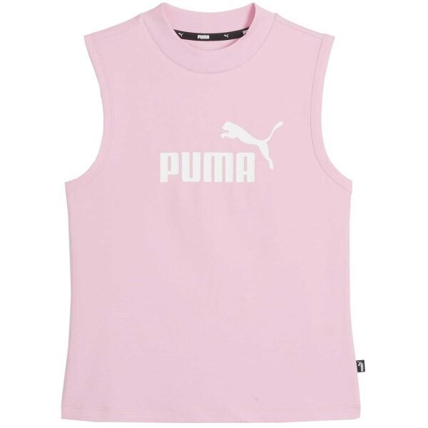 Puma Puma ESSENTIALS+ SLIM LOGO TANK Дамският потник, розово, размер