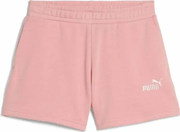 Puma Puma ESSENTIALS SMALL NO. 1 LOGO SHORTS TR G Къси панталони за момичета, розово, размер