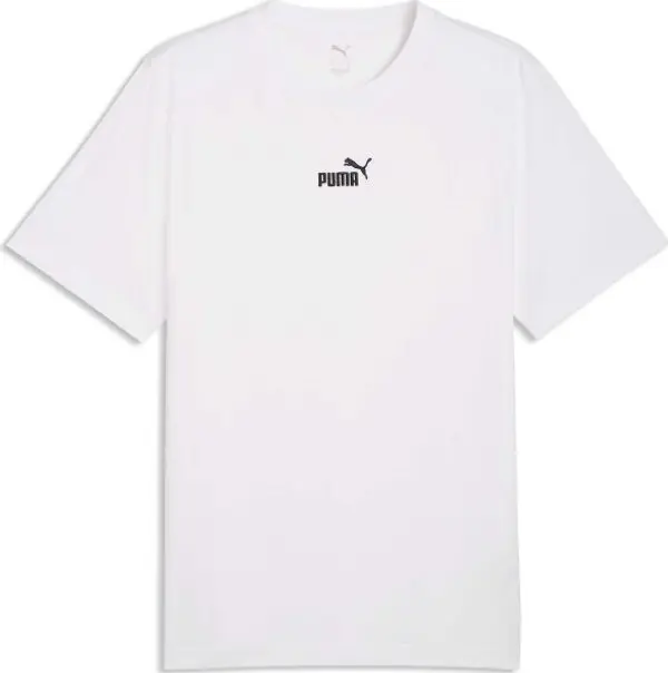 Puma Puma ESSENTIALS SMALL NO.1 LOGO CENTERED TEE Мъжка тениска, бяло, размер