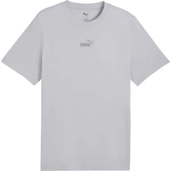 Puma Puma ESSENTIALS SMALL NO.1 LOGO CENTERED TEE Мъжка тениска, сиво, размер