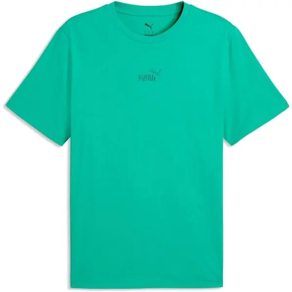 Puma Puma ESSENTIALS SMALL NO.1 LOGO CENTERED TEE Мъжка тениска, зелено, размер