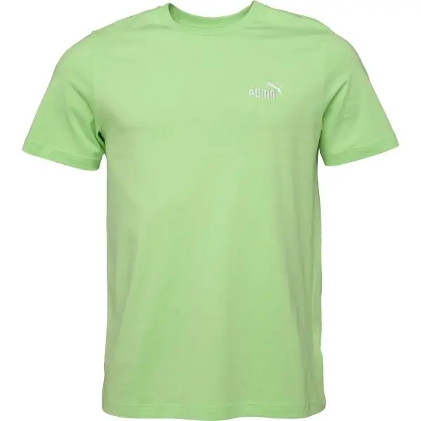 Puma Puma ESSENTIALS SMALL NO.1 LOGO TEE Мъжка тениска, зелено, размер