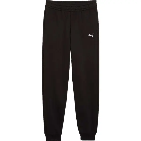 Puma Puma ESSENTIALS SWEATPANTS FL B Детско долнище, черно, размер