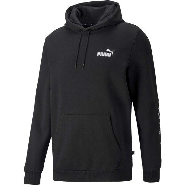 Puma Puma ESSENTIALS + TAPE HOODIE Мъжки суитшърт, черно, размер