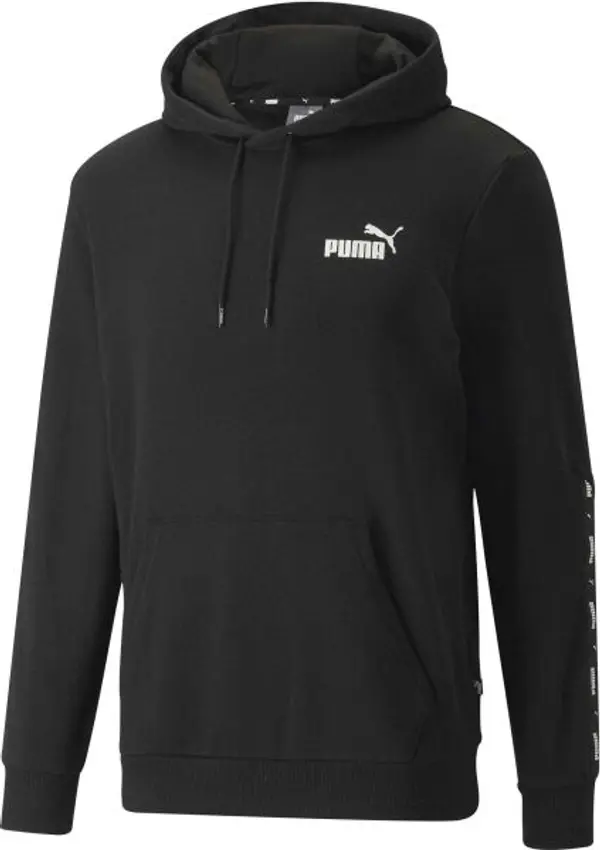 Puma Puma ESSENTIALS + TAPE HOODIE TR Мъжки суитшърт, черно, размер