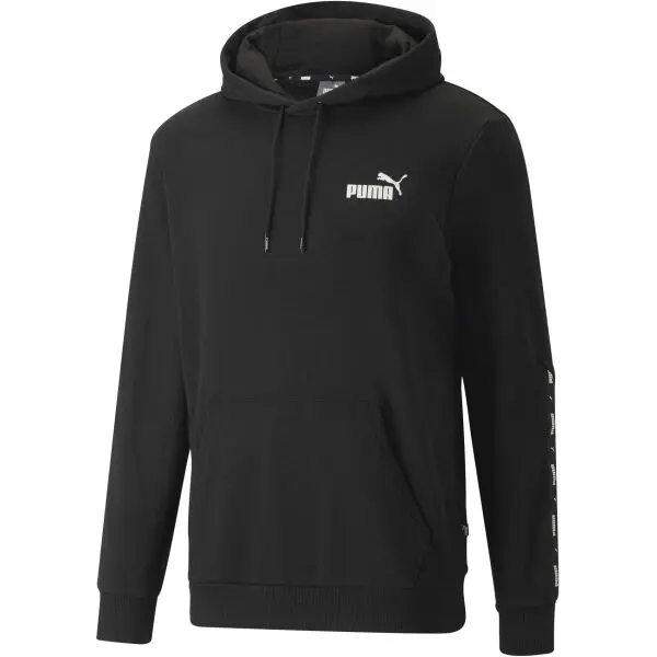 Puma Puma ESSENTIALS + TAPE HOODIE TR Мъжки суитшърт, черно, размер