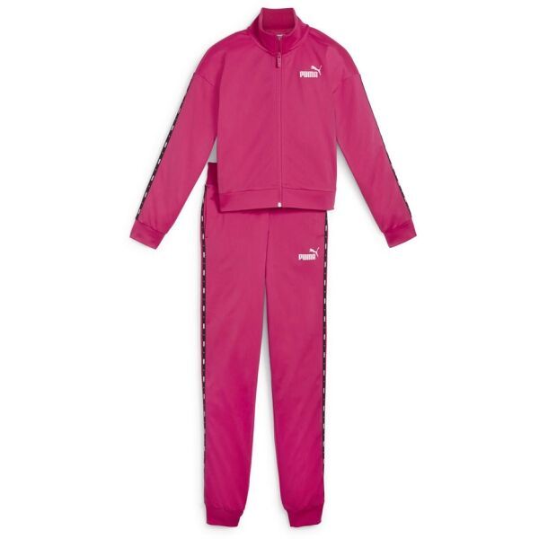 Puma Puma ESSENTIALS TAPE TRICOT SUIT CL G Спортен екип за момичета, розово, размер