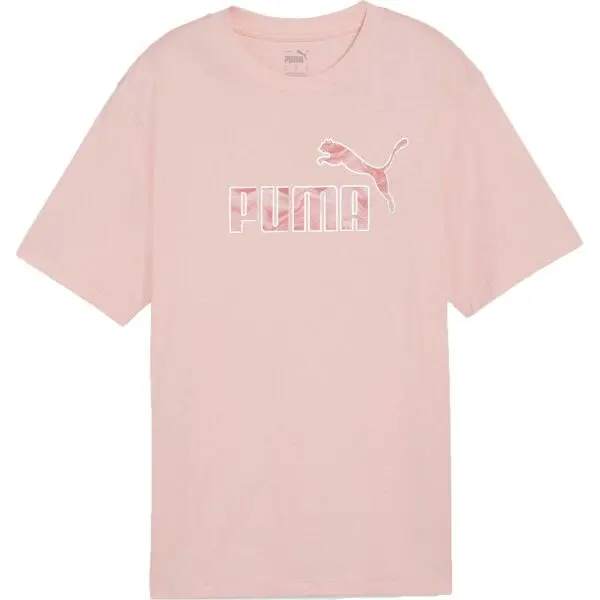 Puma Puma ESSENTIALSENTIALS + MARBELEIZED TEE Дамска тениска, розово, размер