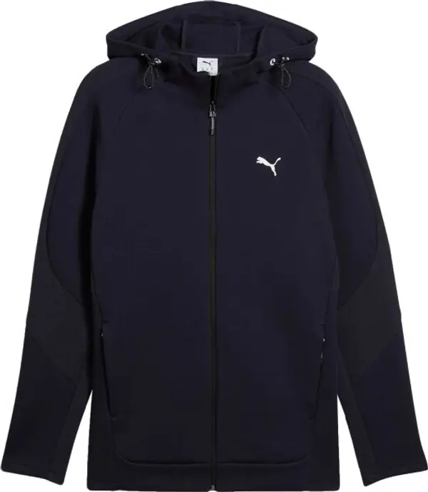 Puma Puma EVOSTRIPE FULL ZIP HOODIE Мъжки суитшърт, тъмносин, размер