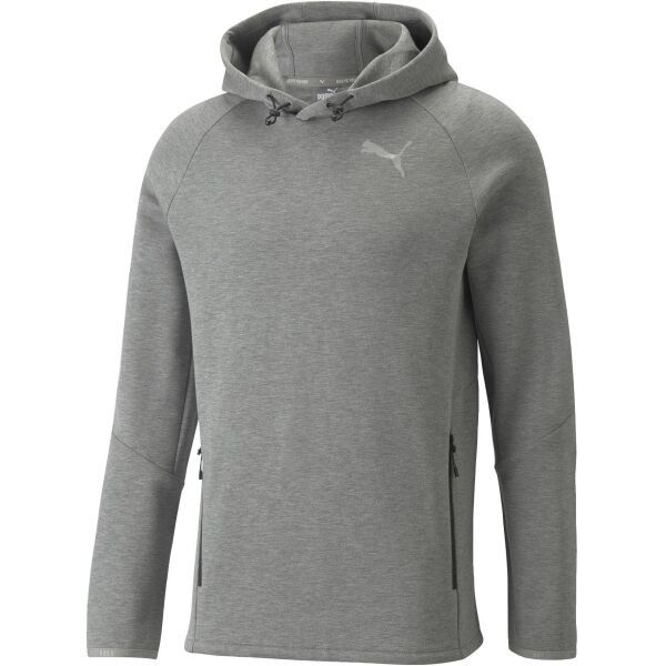 Puma Puma EVOSTRIPE HOODIE Спортно яке, сиво, размер