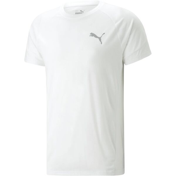 Puma Puma EVOSTRIPE TEE Мъжка спортна тениска, бяло, размер