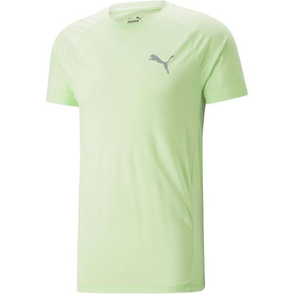 Puma Puma EVOSTRIPE TEE Мъжка спортна тениска, светло-зелено, размер