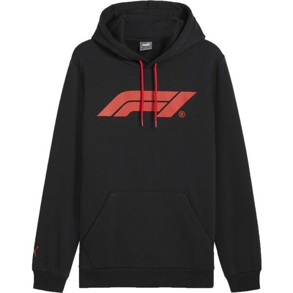 Puma Puma F1 ESSENTIALS LOGO HOODIE Мъжки суитшърт, черно, размер