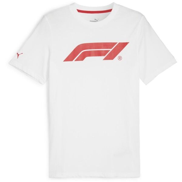 Puma Puma F1 ESSENTIALS LOGO TEE Мъжка тениска, бяло, размер