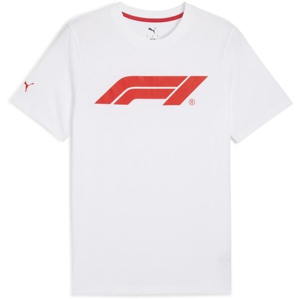 Puma Puma F1 ESSENTIALS LOGO TEE Мъжка тениска, бяло, размер