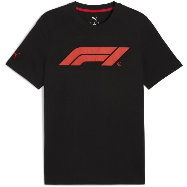 Puma Puma F1 ESSENTIALS LOGO TEE Мъжка тениска, черно, размер