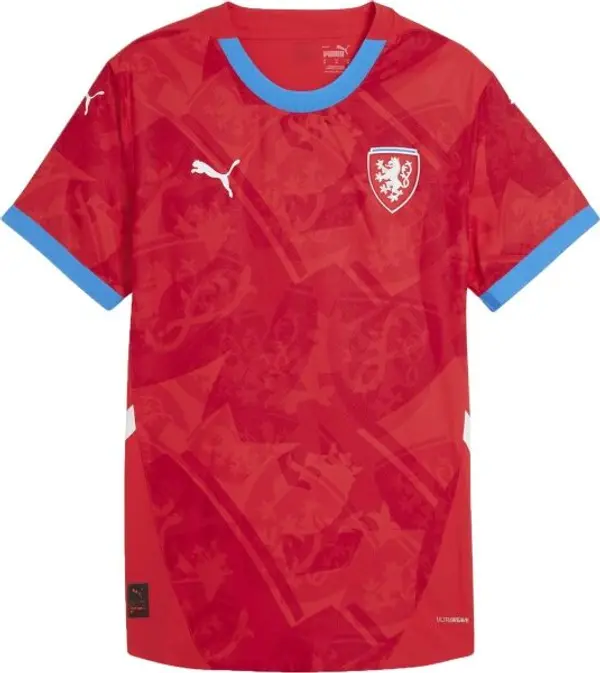Puma Puma FACR HOME JERSEY REPLICA JR Детската футболна тениска-копие, червено, размер
