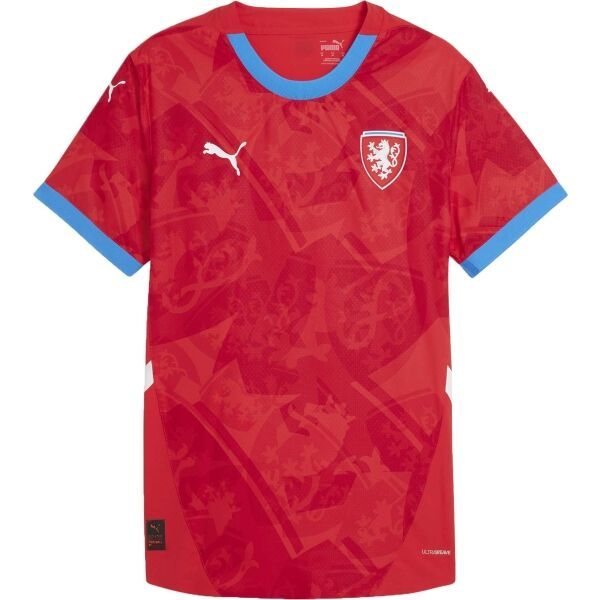 Puma Puma FACR HOME JERSEY REPLICA JR Детската футболна тениска-копие, червено, размер