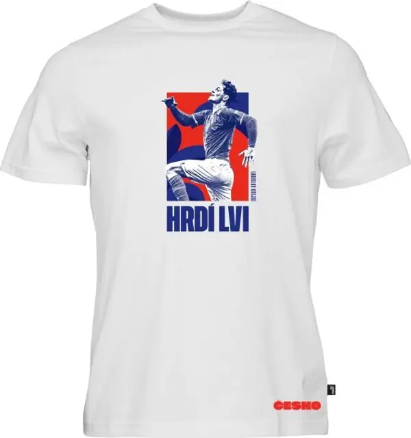 Puma Puma FAČR HRDÍ LVI KREJČÍ Мъжка тениска, бяло, размер