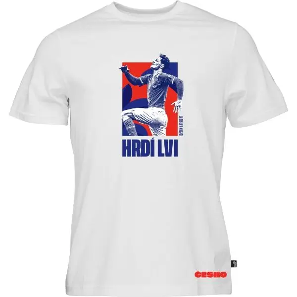 Puma Puma FAČR HRDÍ LVI KREJČÍ Мъжка тениска, бяло, размер