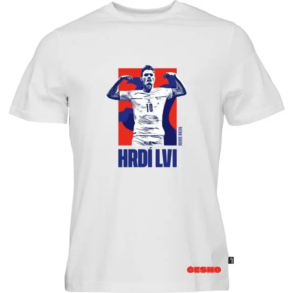 Puma Puma FAČR HRDÍ LVI SCHICK Мъжка тениска, бяло, размер