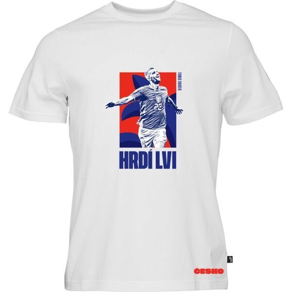 Puma Puma FAČR HRDÍ LVI SOUČEK Мъжка тениска, бяло, размер