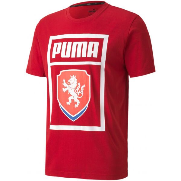 Puma Puma FACR PUMA DNA TEE Мъжка футболна тениска, червено, размер