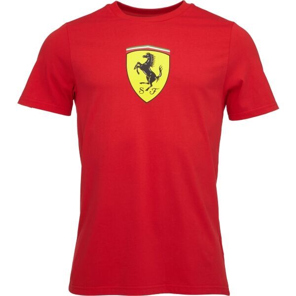 Puma Puma FERRARI RACE BIG SHIELD Мъжка тениска, червено, размер