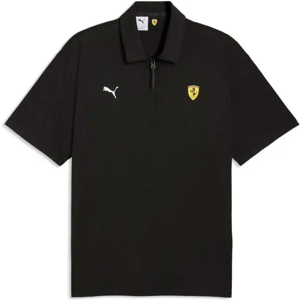 Puma Puma FERRARI RACE CLOUDSPUN POLO Мъжка поло тениска, черно, размер