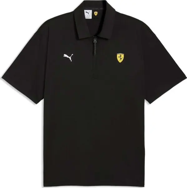 Puma Puma FERRARI RACE CLOUDSPUN POLO Мъжка поло тениска, черно, размер