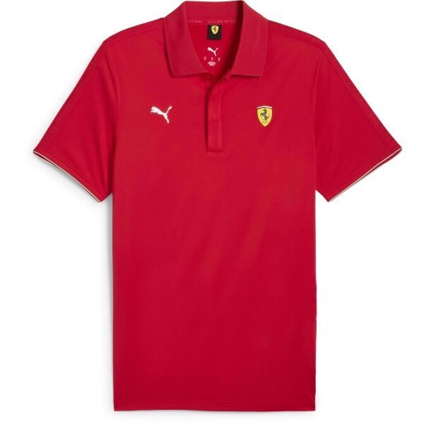 Puma Puma FERRARI RACE CLOUDSPUN POLO Мъжка поло тениска, червено, размер