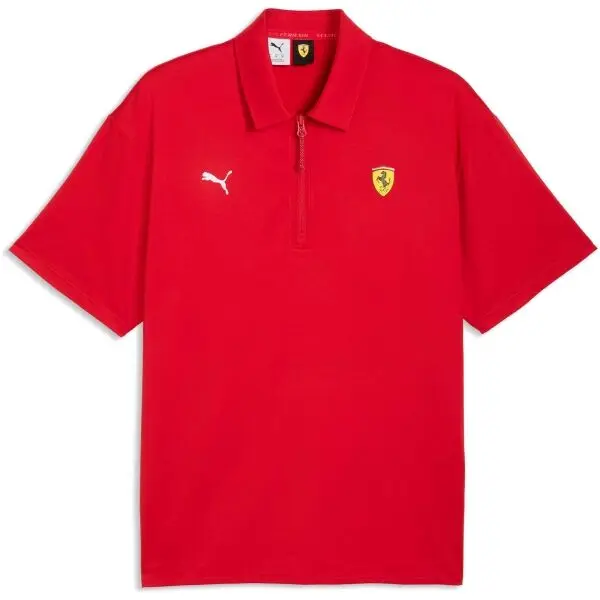 Puma Puma FERRARI RACE CLOUDSPUN POLO Мъжка поло тениска, червено, размер