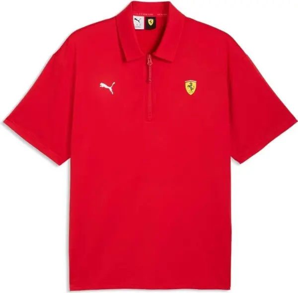 Puma Puma FERRARI RACE CLOUDSPUN POLO Мъжка поло тениска, червено, размер