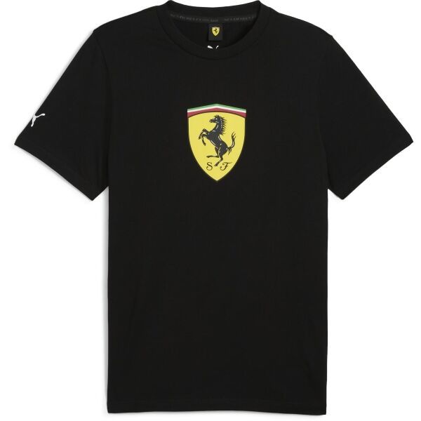 Puma Puma FERRARI RACE COLORED BIG SHIELD TEE Мъжка тениска, черно, размер