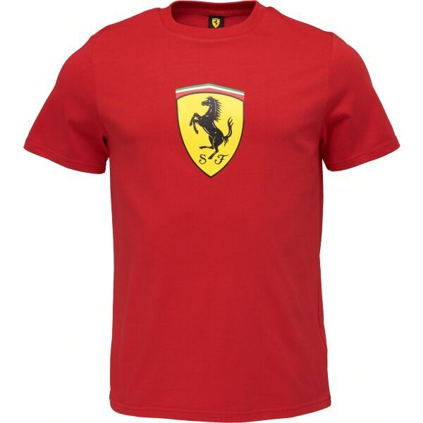 Puma Puma FERRARI RACE COLORED BIG SHIELD TEE Мъжка тениска, червено, размер