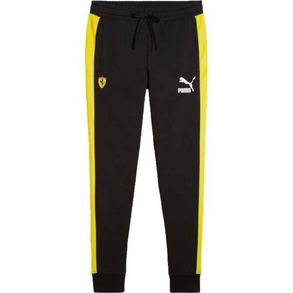 Puma Puma FERRARI RACE ICONIC T7 TRACK PANTS Мъжко долнище, черно, размер