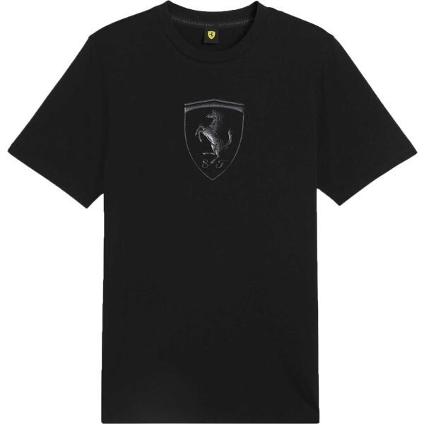 Puma Puma FERRARI RACE TONAL BIG SHIELD TEE Мъжка тениска, черно, размер
